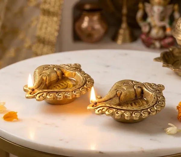 SJL_Pure_Brass_Elephant_Shape_Diya_–_Handcrafted_Decorative_Oil_Lamp_for_Pooja_&_Festive_Décor_|_Ganesh_Ji_Design_Diya_for_Home_Mandir