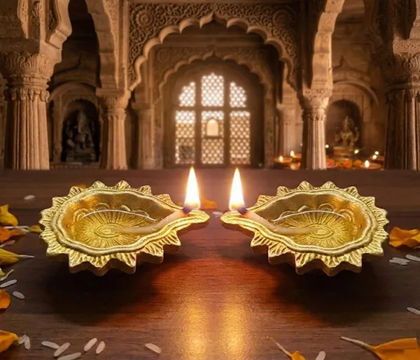 SJL_Pure_Brass_Designer_Diyas_Set_–_Handcrafted_Floral_Oil_Lamps_for_Pooja_&_Festive_Décor_(6_×_5_cm,_Pack_of_2)