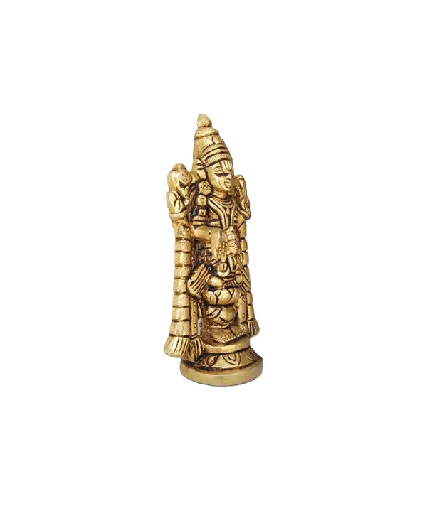 Tirupati_Balaji_Idol_|_Brass_Balaji_ki_Murti_-_10_cm_