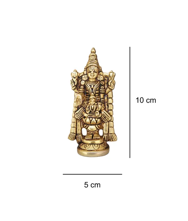 Tirupati_Balaji_Idol_|_Brass_Balaji_ki_Murti_-_10_cm_
