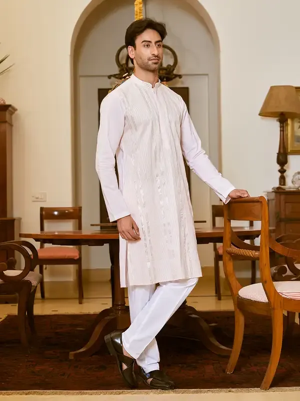 Men_Pink_Cotton_Pintex_Design_Sequins_Kurta_With_Pyjama