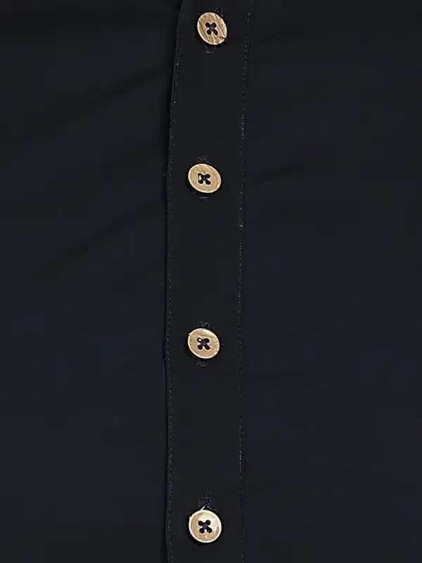 Deep_Navy_Blue_Solid_Straight_Kurta_With_Pyjama