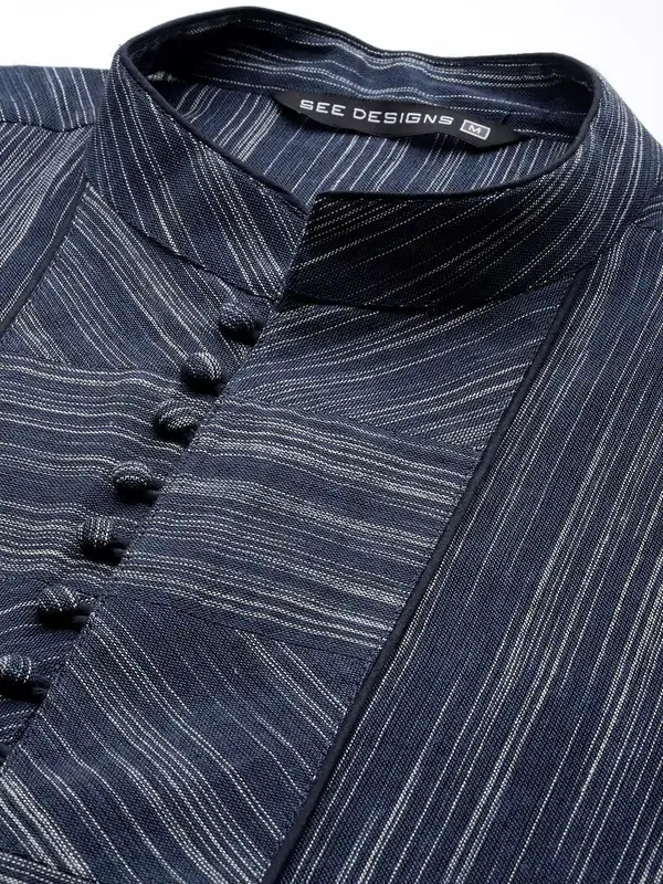 Men_Navy_Blue_Pure_Cotton_Printed_Staright_Kurta_With_Pajama