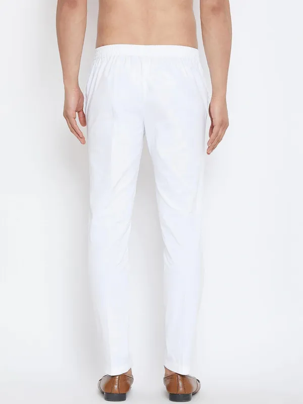 Combo_Pack_of_2:_White_Solid_Cotton_Pyjamas