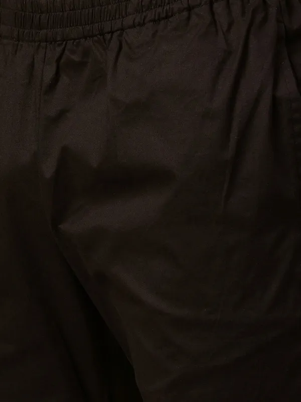 Combo_Pack_of_2:_Black_Solid_Cotton_Pyjamas