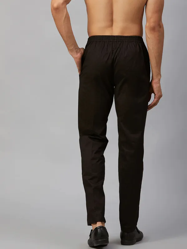 Combo_Pack_of_2:_Black_Solid_Cotton_Pyjamas