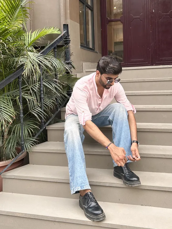 Pure_Cotton_Mandarin_Collar_Short_Kurta