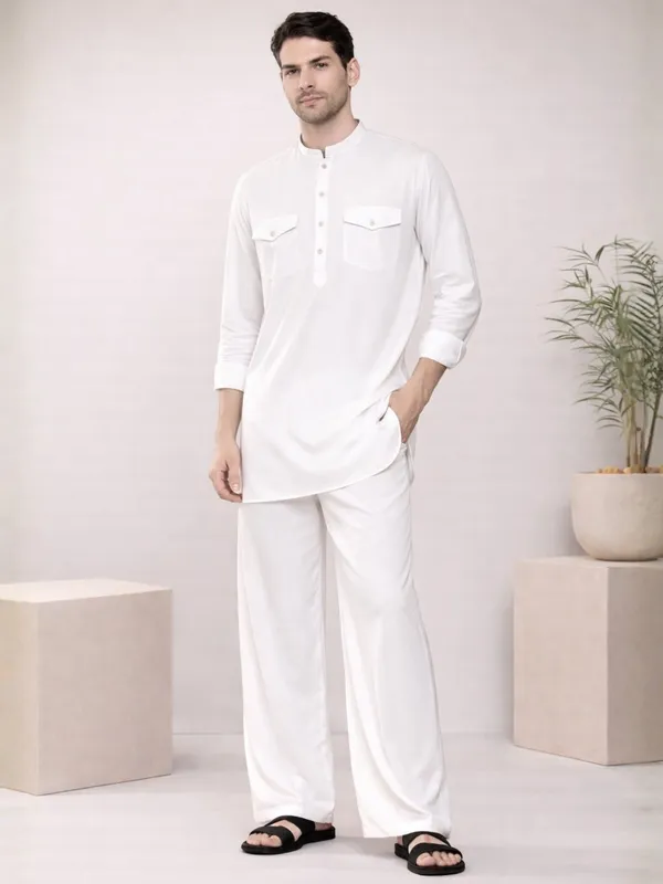 Men's_Rayon_Solid_Pathani_co-ord_Set