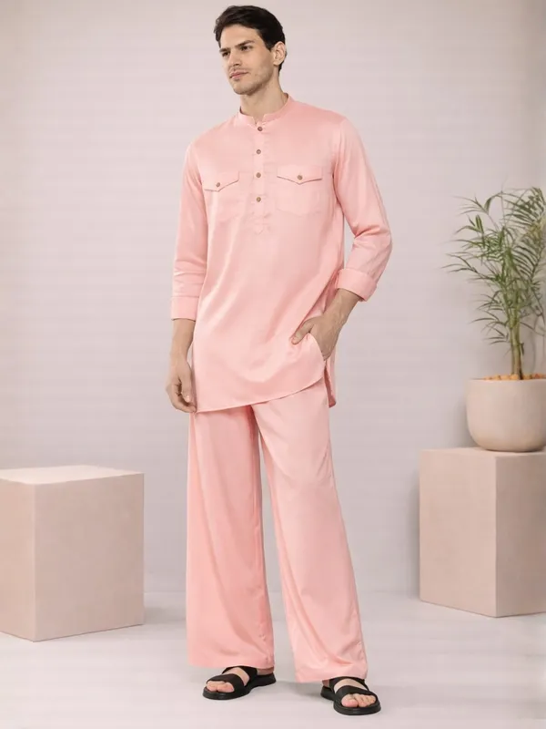 Men's_Rayon_Solid_Pathani_co-ord_Set
