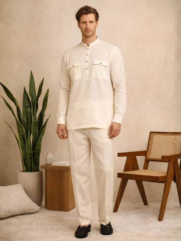 Men's_Solid_Linen_Co-ord_Set