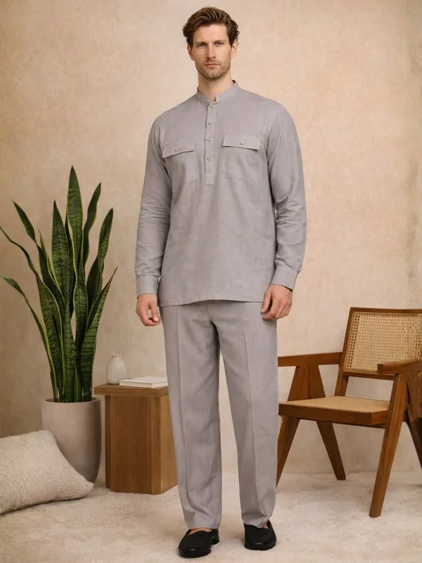 Men's_Solid_Linen_Co-ord_Set