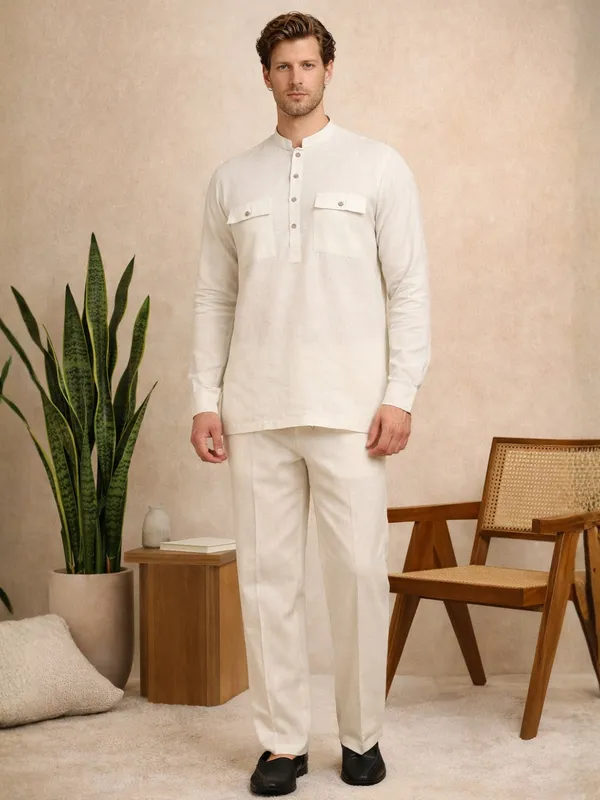 Men's_Solid_Linen_Co-ord_Set