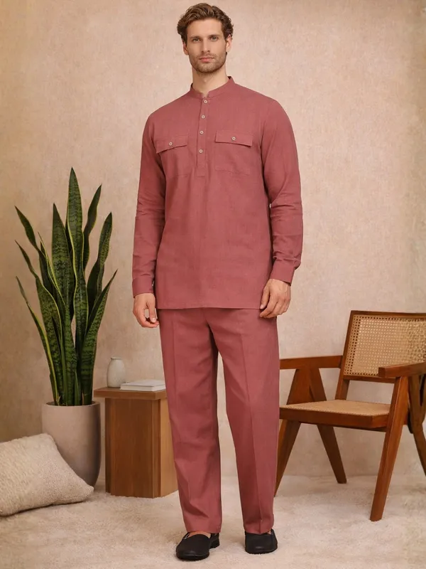 Men's_Solid_Linen_Co-ord_Set