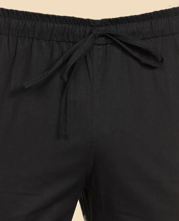 Men's_Black_Solid_Cotton_Pyjama
