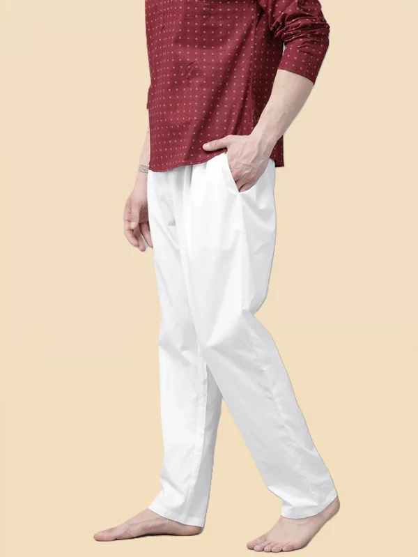 Men's_White_Solid_Cotton_Salwar_Style_Pyjama