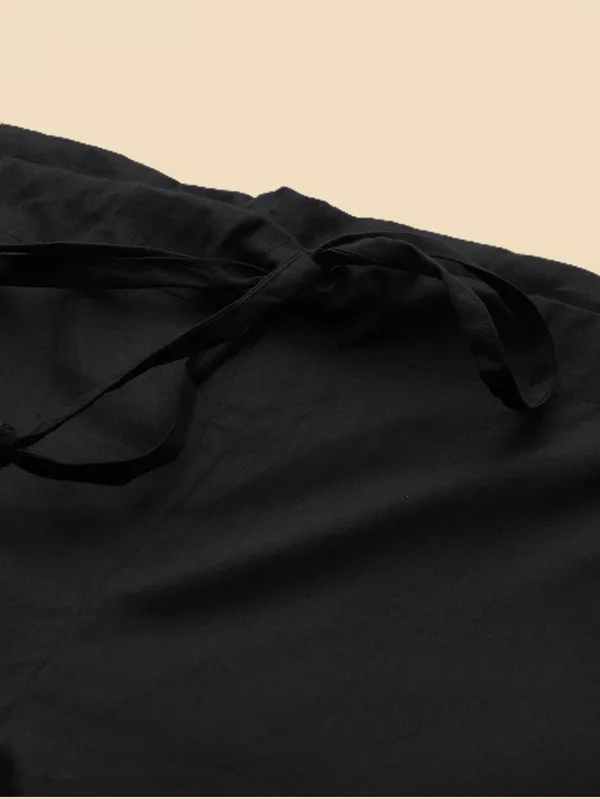 Men's_Black_Solid_Cotton_Salwar_Style_Pyjama