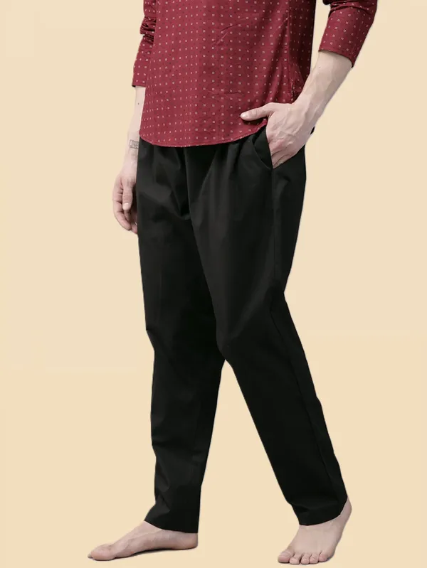 Men's_Black_Solid_Cotton_Salwar_Style_Pyjama