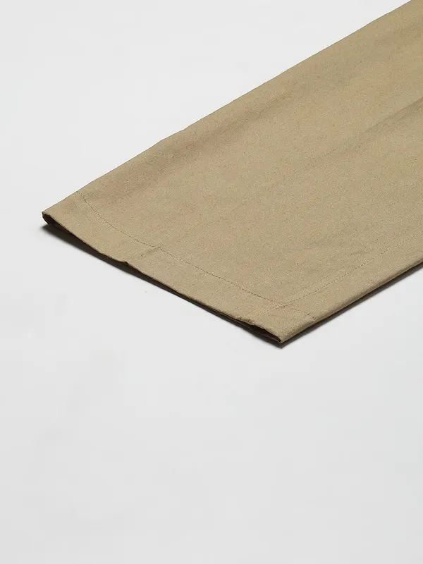 Men's_Khaki_Solid_Cotton_Pyjama