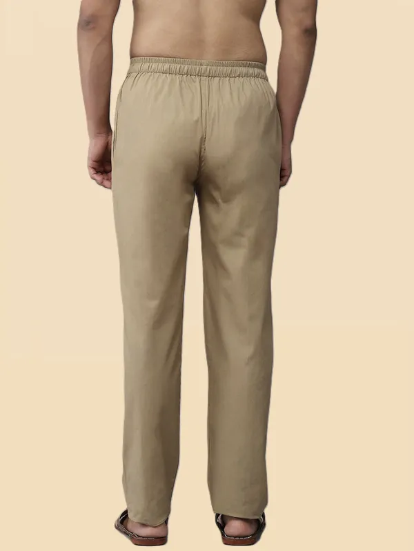 Men's_Khaki_Solid_Cotton_Pyjama