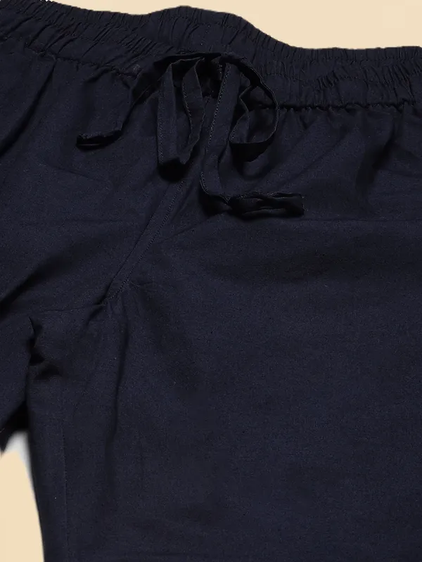 Men's_Navy_Blue_Solid_Cotton_Pyjama