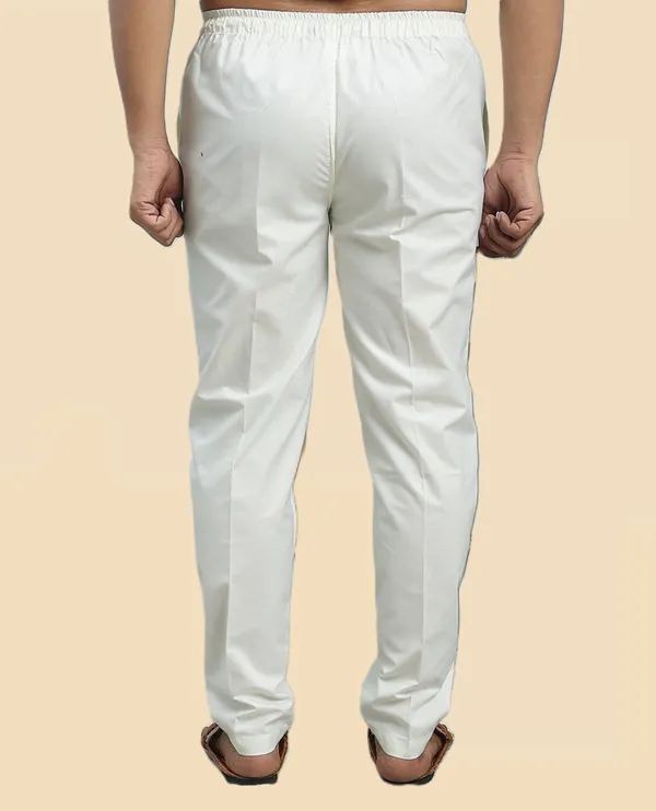 Men's_Cream_Solid_Cotton_Pyjama