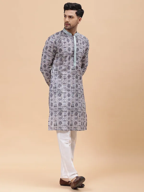 Sky_Blue_and_White_Printed_Pure_Cotton_Straight_Kurta