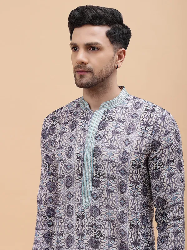 Sky_Blue_and_White_Printed_Pure_Cotton_Straight_Kurta