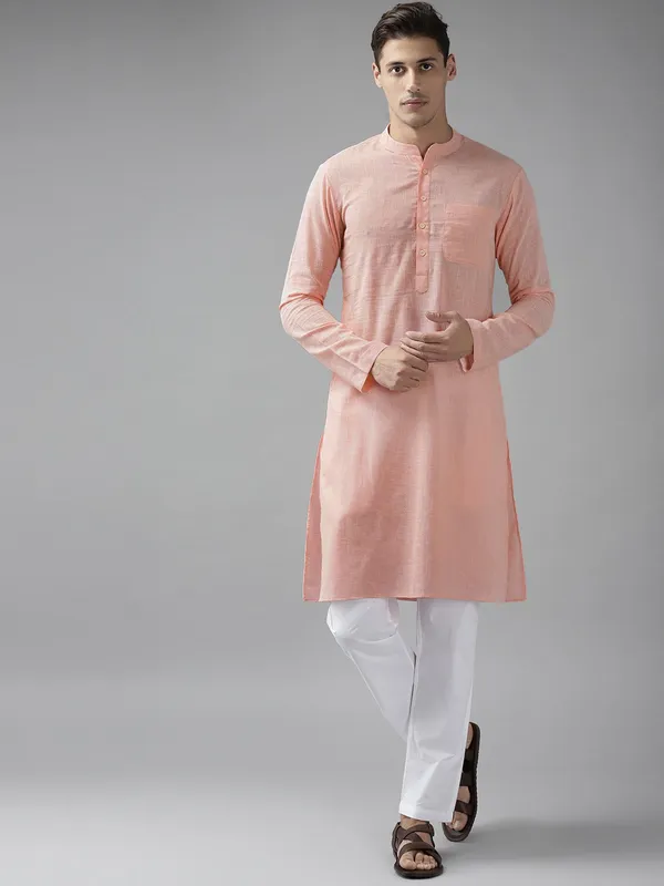 Men_Light_Pink_Cotton_Slub_Straight_Kurta_with_Pyjama