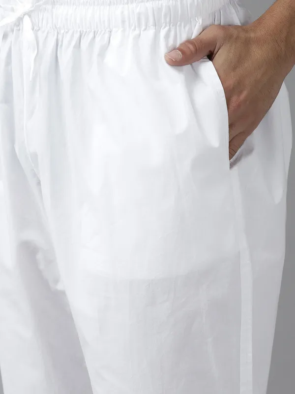 Men_Peach_Cotton_Slub_Straight_Kurta_with_Pyjama
