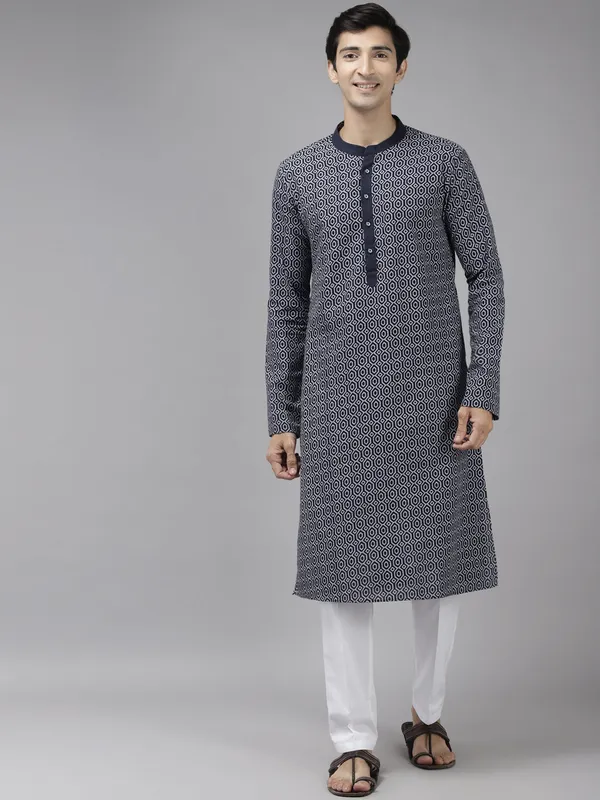 Printed_kurta_with_Pyjama