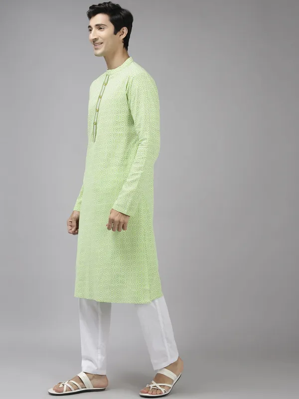 Printed_Pure_Cotton_Straight_kurta_with_Pyjama