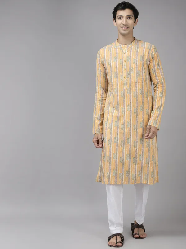 Self-Printed_Pure_Cotton_Straight_Kurta