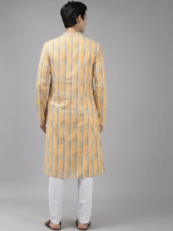 Self-Printed_Pure_Cotton_Straight_Kurta