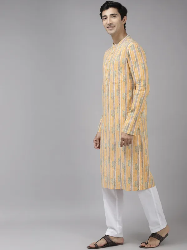 Self-Printed_Pure_Cotton_Straight_Kurta