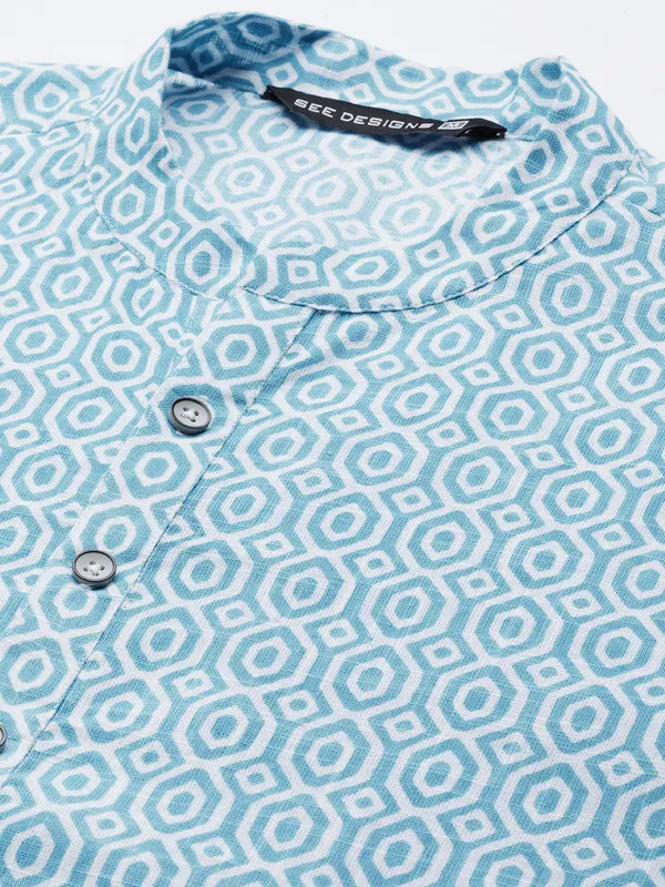 Printed_Pure_Cotton_Straight_kurta_with_Pyjama
