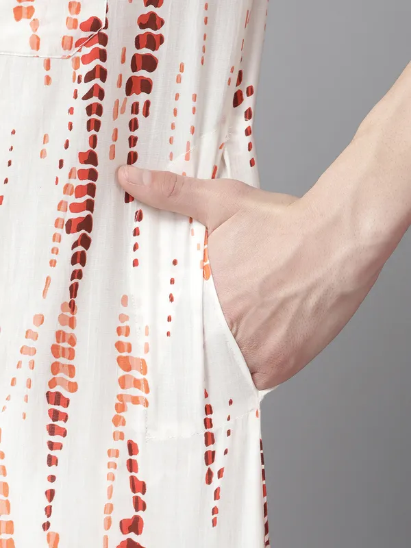 Men_White_Multi_Tie_And_Dye_Print_Design_Straight_Kurta_With_Pyjama