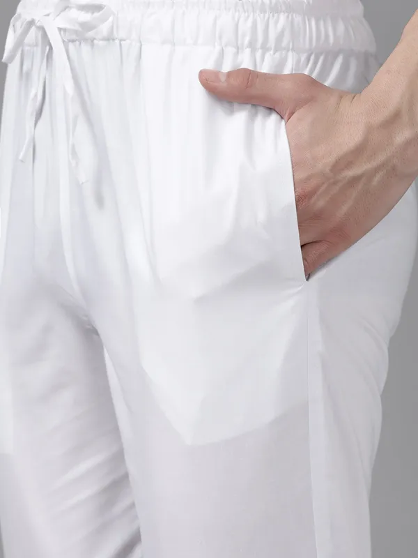 White_&_Blue_Tie_and_dye_Print_Design_Straight_Kurta_with_pajama