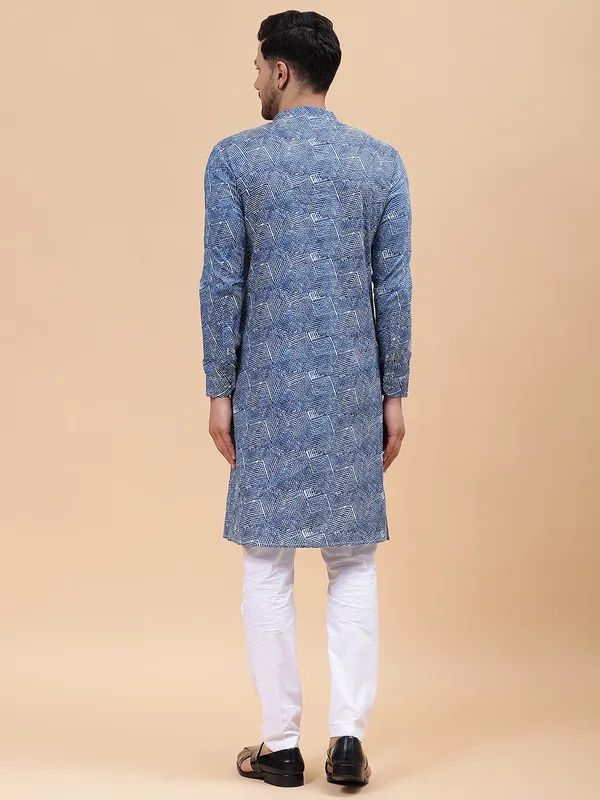 Men_Blue_Pure_Cotton_Printed_Staright_Kurta_With_Pajama