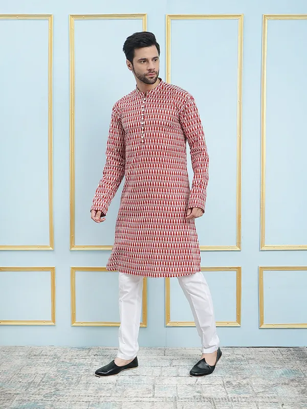 Printed_Pure_Cotton_Straight_Kurta_with_Pyjama