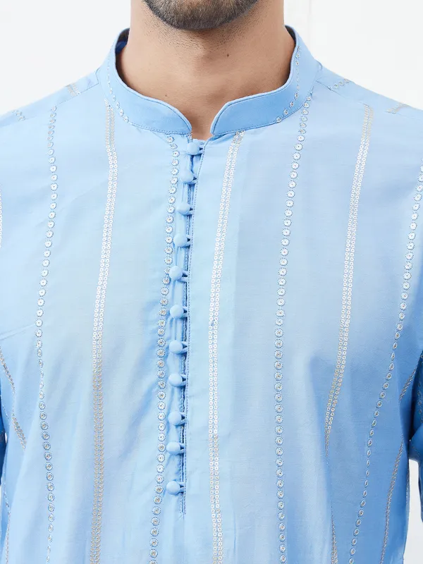 Sequins_Embroidered_Chanderi_Silk_Straight_Kurta_with_Pyjama