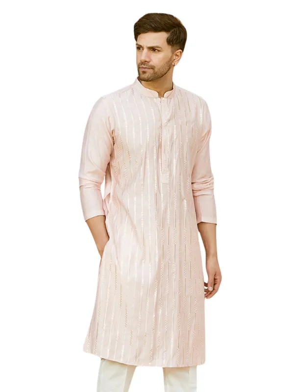 Sequins_Embroidered_Pure_Chanderi_Silk_Straight_Kurta