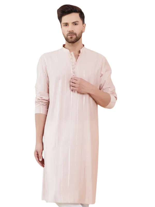 Men_Pink_and_Gold_Sequins_Embroidered_Chanderi_Silk_Straight_Kurta