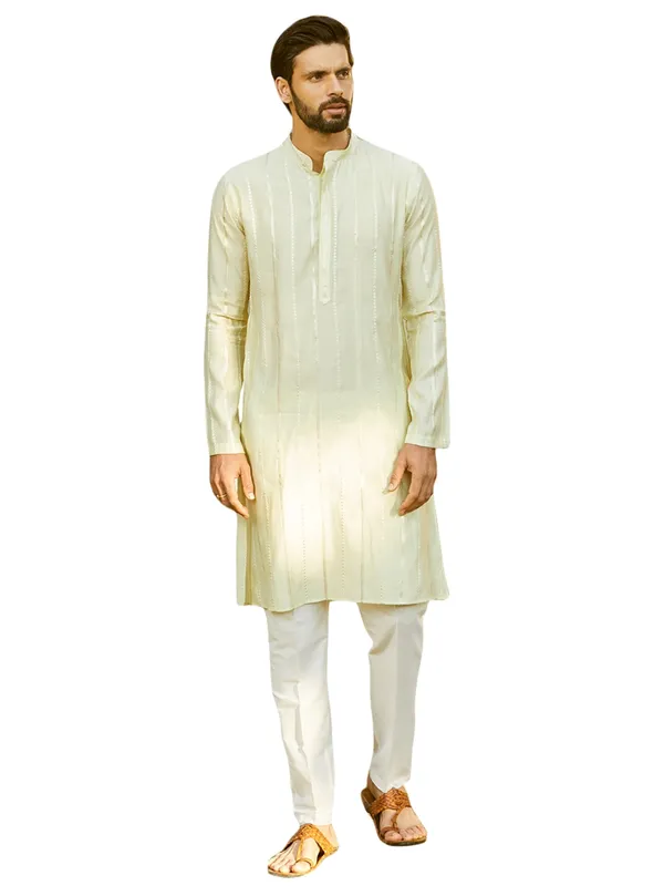 Sequins_Embroidered_Pure_Chanderi_Silk_Straight_Kurta_with_Pyjama