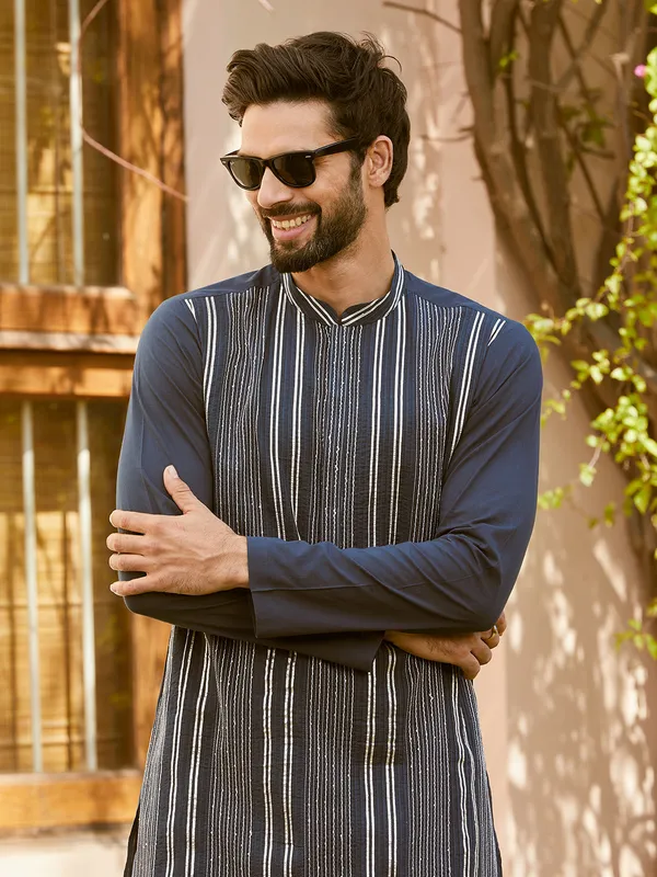 Gota_Strips_and_Sequins_Embroidered_Pure_Cotton_Straight_Kurta_with_Pyjama