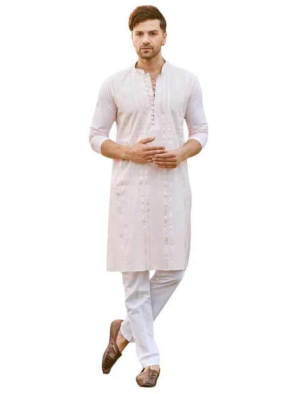 Gota_Strips_and_Thread_Worked_Pure_Cotton_Straight_Kurta_with_Pyjama