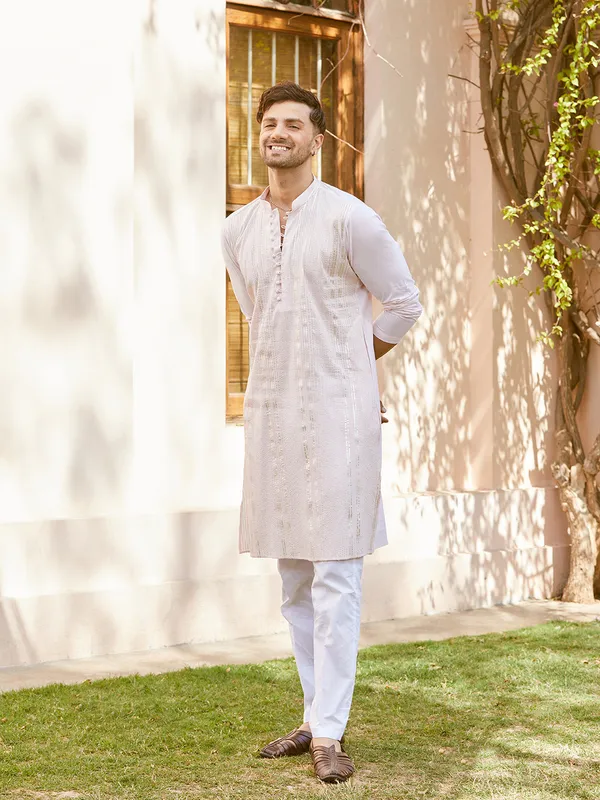 Gota_Strips_and_Thread_Worked_Pure_Cotton_Straight_Kurta_with_Pyjama