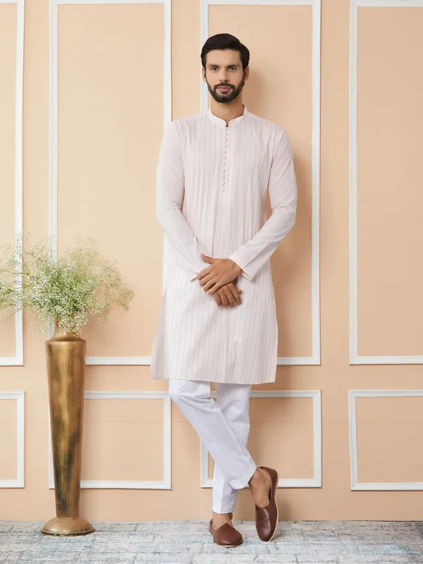 Light_Pink_Thread_&_Sequin_Worked_Pure_Cotton_Straight_Kurta