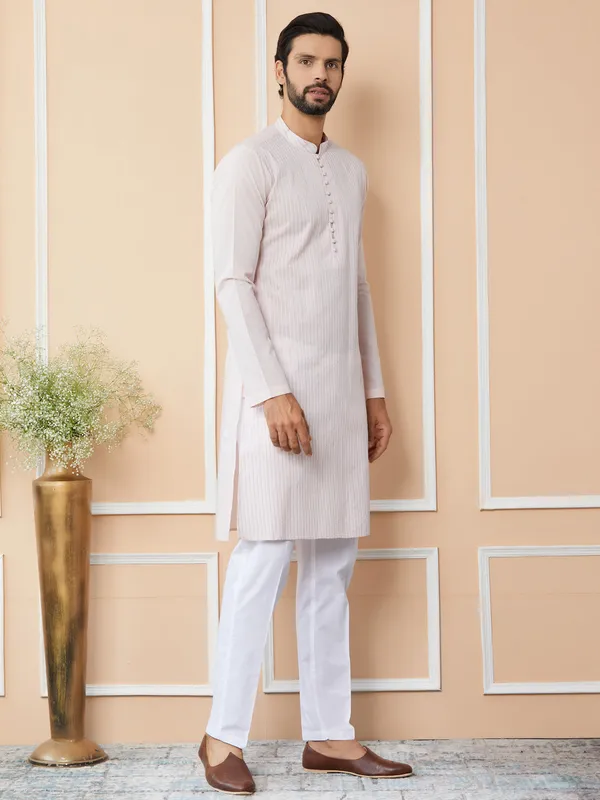 Light_Pink_Thread_Worked_Pure_Cotton_Straight_Kurta