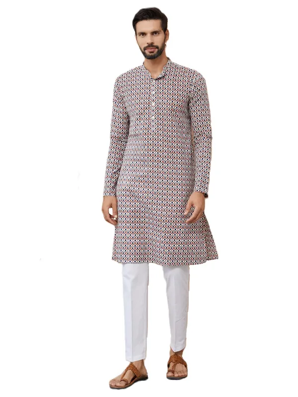 Multi_Printed_Pure_Cotton_Straight_Kurta_with_Pyjama