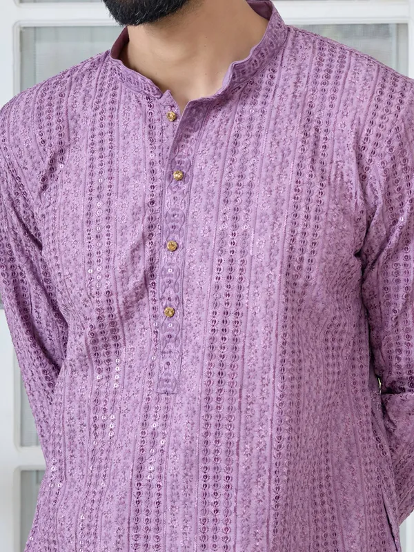 Purple_Embroidered_Rayon_Straight_Kurta_with_Pyjama_with_Pyjama